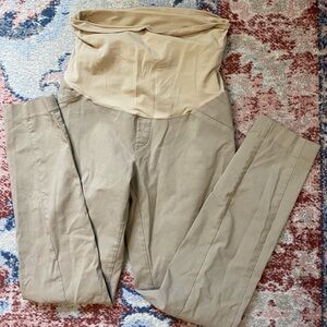 Motherhood Tan Leggings for Versatile Comfort